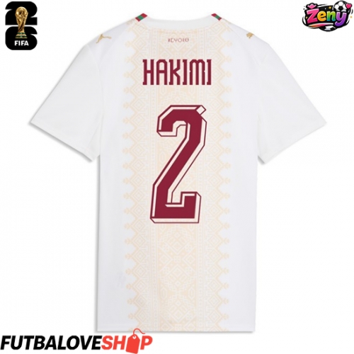 Dres Maroko Achraf Hakimi #2 Preč pre Ženy MS 2026 Krátky Rukáv